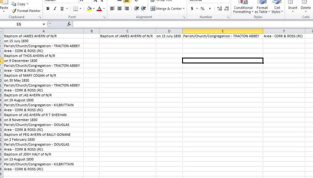 how can i export my ebay listings into a excel spreadsheet